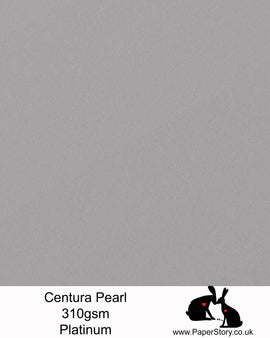 Centura Pearl single sided card 310 gsm. Platinum, is a deep silver with a hint of cool blue. Pearlescent one side, white printable surface on the other. High-quality Pearlescent card made in the UK, perfect for wedding cards, greetings cards, boxes and art and craft projects.