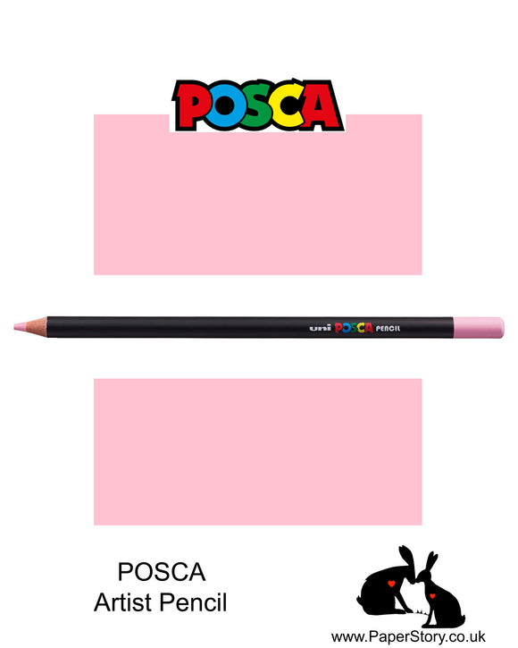 Uni POSCA individual Coloured Pencils Light Pink 51