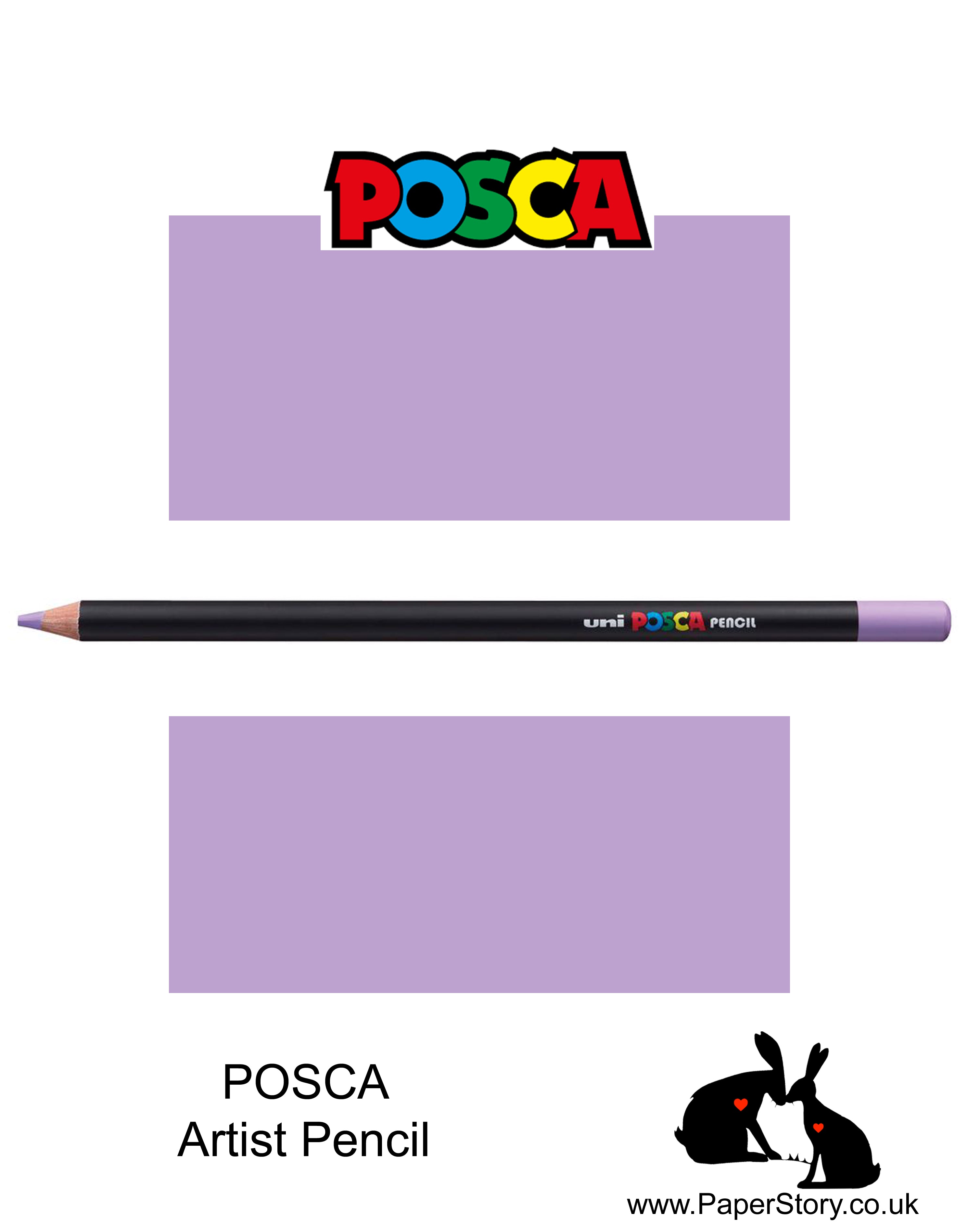 Uni POSCA individual Coloured Pencils Lilac 34
