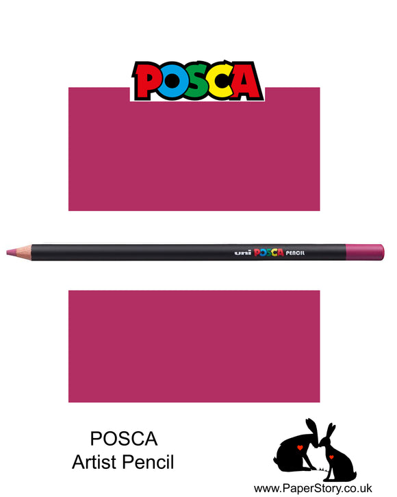 Uni POSCA individual Coloured Pencils Fuchsia 11