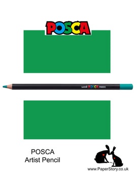 Uni POSCA individual Coloured Pencils Emerald Green 31