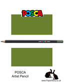 Uni POSCA individual Coloured Pencils Khaki Green 07