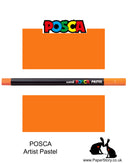 New Uni POSCA colour Pastels Bright Yellow, Colours can be blended and overlaid, you can stipple, colour block, cross-hatch, scratch and outline. You can heat the sticks to create textured effects.