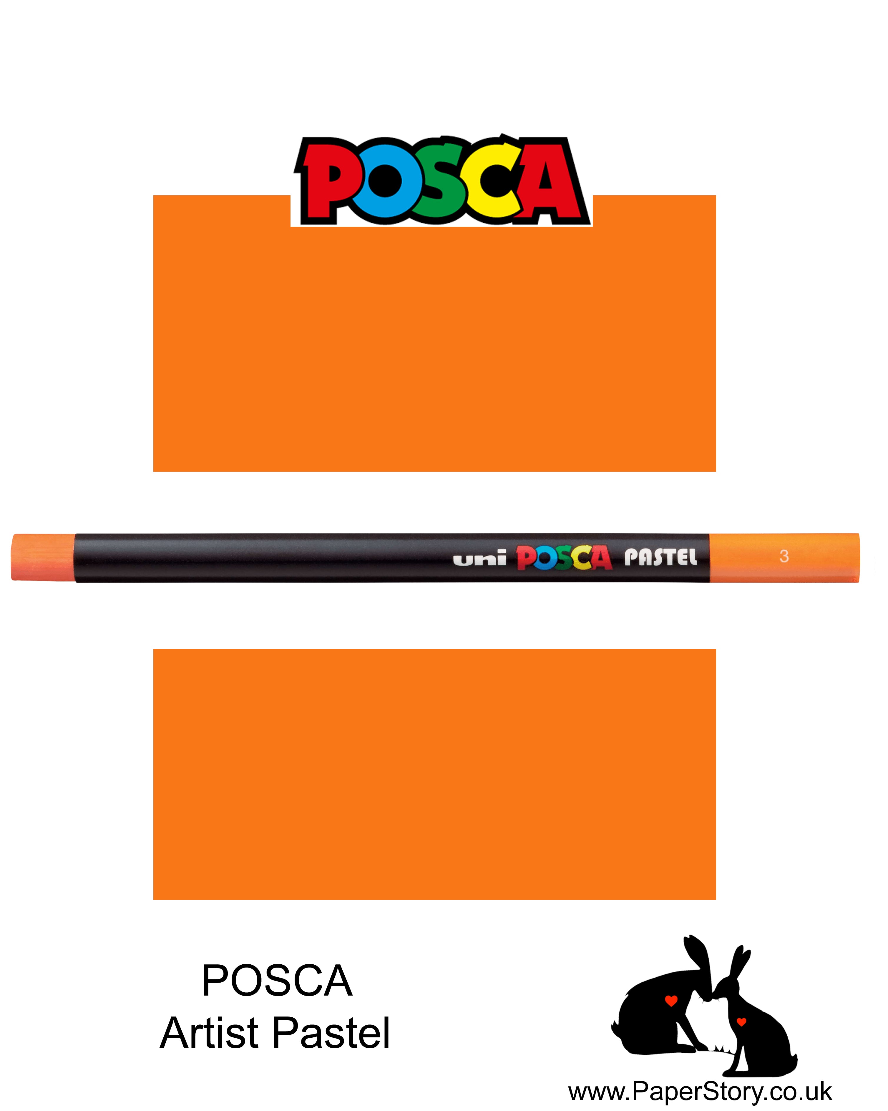 Uni Posca Wax Oil Pastel Packs Range Vibrant Smooth Finish Blendable Artist  Gift Sets 
