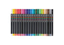 Uni POSCA Wax Pastel colours Black 24-3