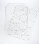 10 Palette Tray with Cover: The perfect palette & organizer for PanPastel Colours. Hold pans securely. Each palette includes a cover. Stackable so compact and easy to store. Measures 8 x 11.25 inches. 20 x 28.5cm. Palettes are sold empty. They do not include colours shown in pictures