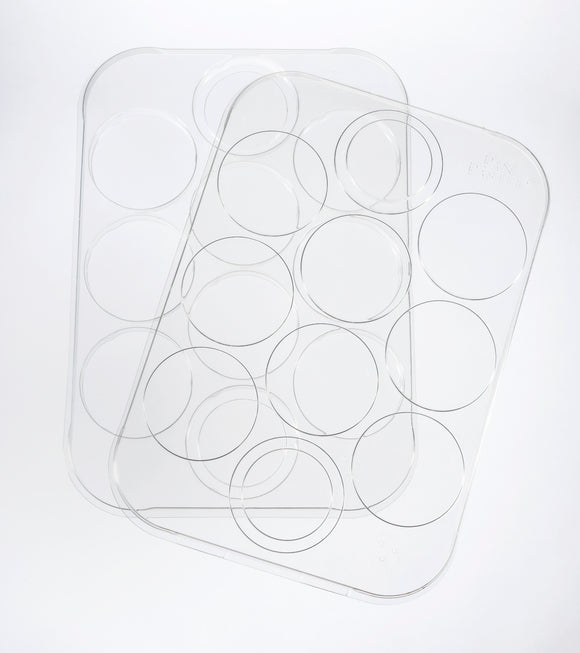 10 Palette Tray with Cover: The perfect palette & organizer for PanPastel Colours. Hold pans securely. Each palette includes a cover. Stackable so compact and easy to store. Measures 8 x 11.25 inches. 20 x 28.5cm. Palettes are sold empty. They do not include colours shown in pictures