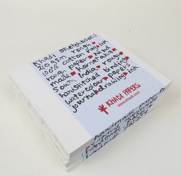 Khadi Handmade Cotton Paper Block Bound Book 21 x 25 cm 210 gsm