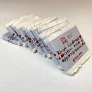 Khadi Handmade Cotton Paper Square Zig Zag Book 7 x 7 cm