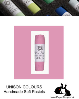 Unison Colour Handmade Soft Pastels Red 17 - Size Regular