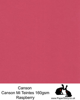 Canson Mi Teintes acid free, Raspberry red hammered texture honeycomb surface paper 160 gsm. This is a popular and classic paper for all artists especially well respected for Pastel  and Papercutting made famous by Paper Panda. This paper has a honeycombed finish one side and fine grain the other. An authentic art paper, acid free with a  very high 50% cotton content. Canson Mi-Teintes complies with the ISO 9706 standard on permanence, a guarantee of excellent conservation  