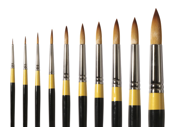 Daler Rowney System 3 Short Handle Brush Round  SY85 Size 0