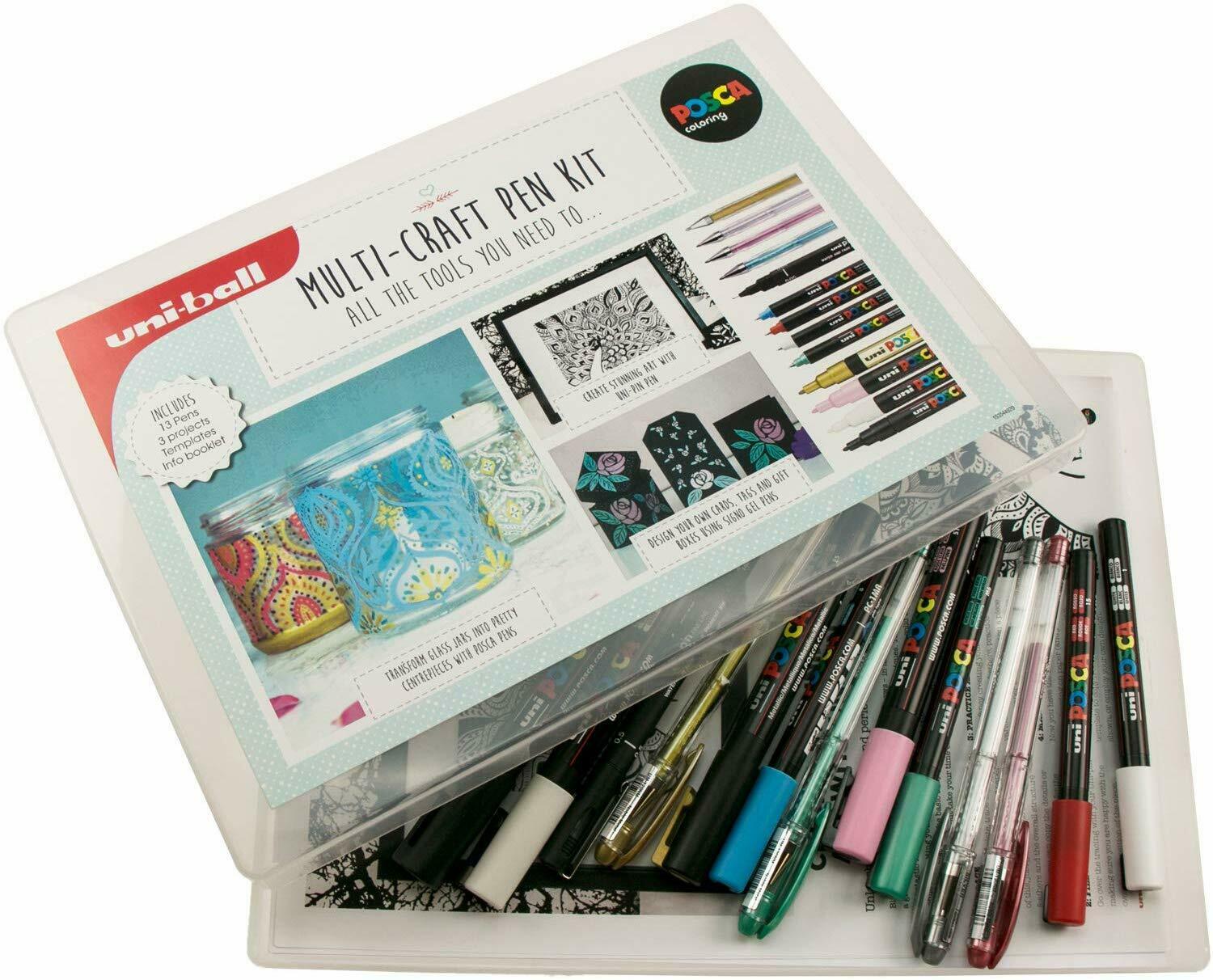 Posca Uni Paint Marker Pen Box Set - Assorted Colors, Pack of 54  (238212893) for sale online