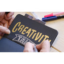 NEW Sakura : Sketchbook Black Cover 9X14 cm, 140g . 80 sheets Black sheets