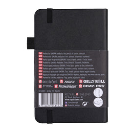 Sakura : Sketchbook Black Cover 9X14 cm, 140g . 80 sheets