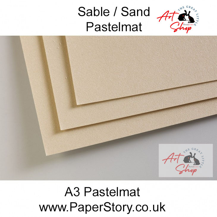 Pastelmat Clairefontaine pastel paper 360 gsm Pastelmat 5 sheets Sable / Sand A3