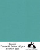 A4 Canson Mi Teintes 160 gsm paper Felt Grey Southern Seas Nº 119