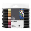 Winsor & Newton Promarker set of 12 plus 1 New Manga Steampunk