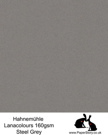 Hahnemühle Lana Colours pastel Steel Grey, beautiful hammered paper 160 gsm. Artist Premium Pastel and Papercutting Papers 160 gsm often described as hammered paper.