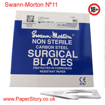 Swann Morton box of 100 craft blades Nº 11