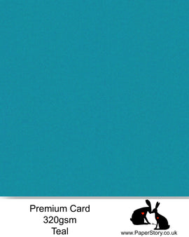 Matte Crafting Card 320 gsm Teal Green A4