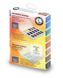 DANIEL SMITH Watercolour Ultimate Mixing set of 15 half pans plus bonus 15 empty half pans