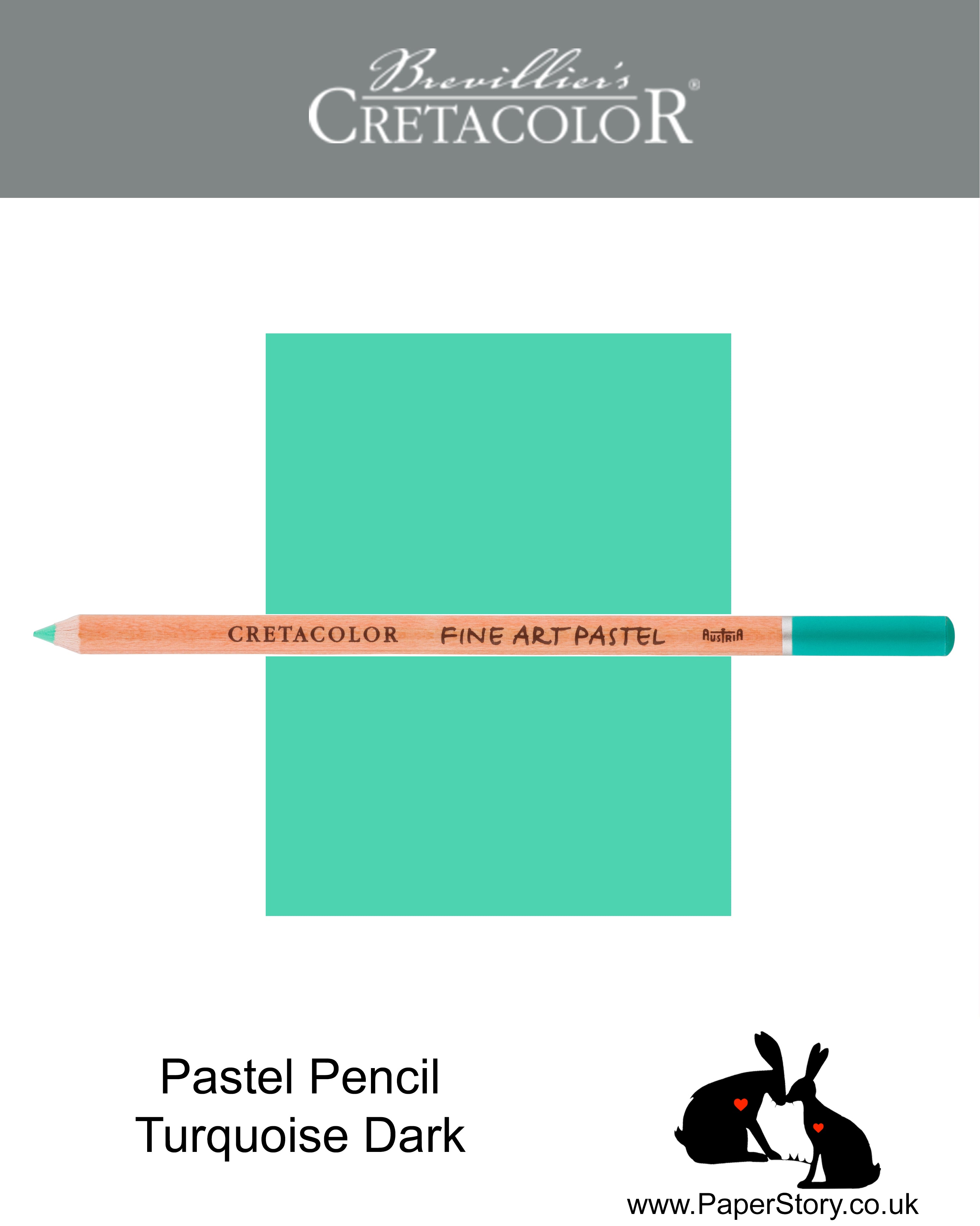 Cretacolor 471 76 Artists Pastel Pencil Turquoise Dark