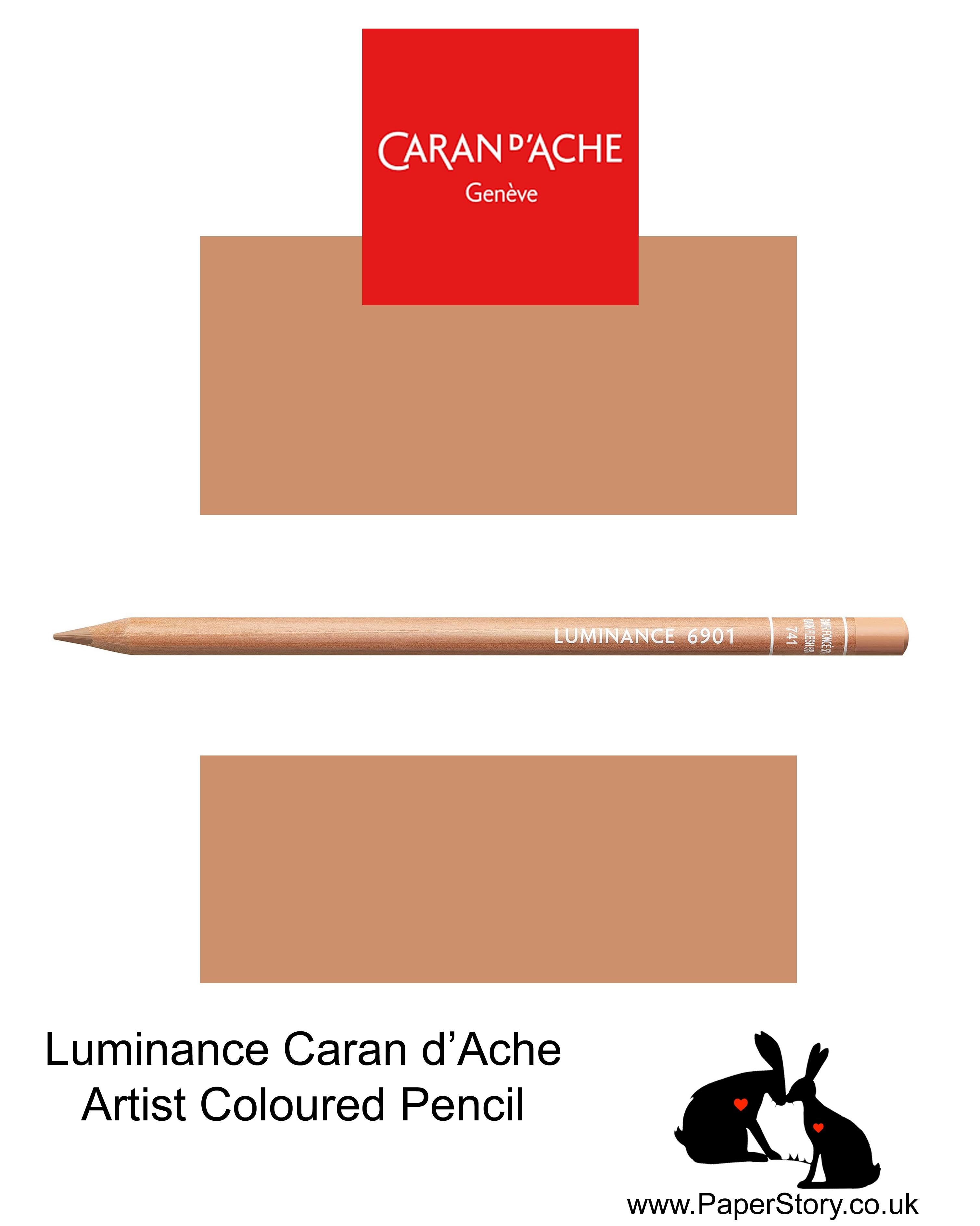 Caran d'Ache Luminance individual Artist Colour Pencils 6901 Warm Earth 5% 741