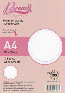 A4 Payperbox Smooth card 300 gsm : White