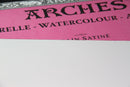 Arches 100% Cotton 300 gsm Watercolour Paper Hot Pressed Satine 26 x 36 cm (10 x 14")