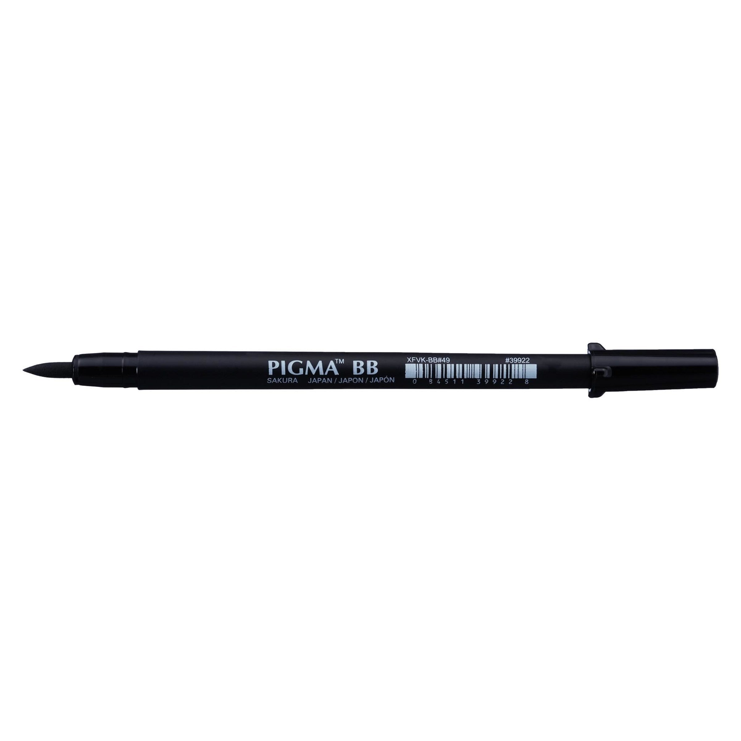 Pigma Micron Waterproof fine liner pen Black Pigma Brush - Bold