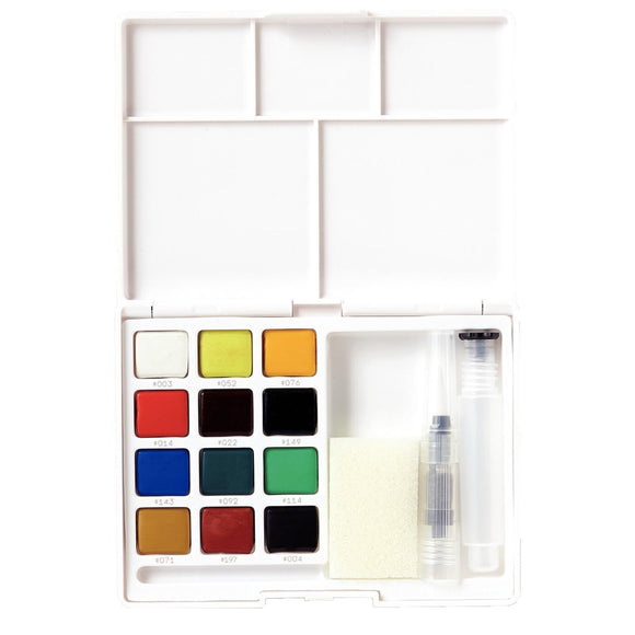 SAKURA Koi Watercolour compact paint set of 12 colours