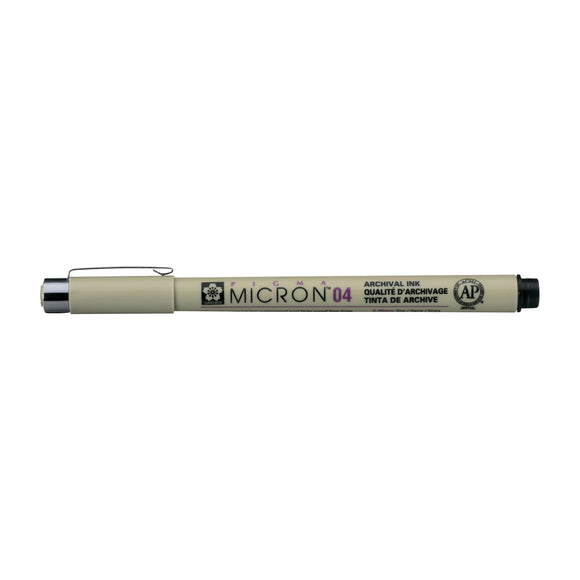 Pigma Micron Waterproof fine liner pen Black 04 : 0.40mm