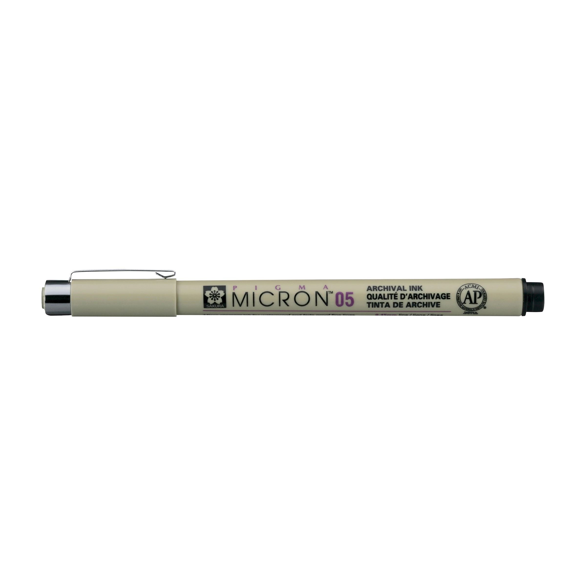 Pigma Micron Waterproof fine liner pen Black 05 : 0.45mm