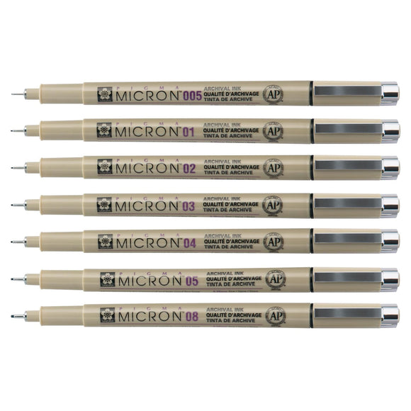 Pigma Micron Waterproof fine liner pen Black 01 : 0.25mm