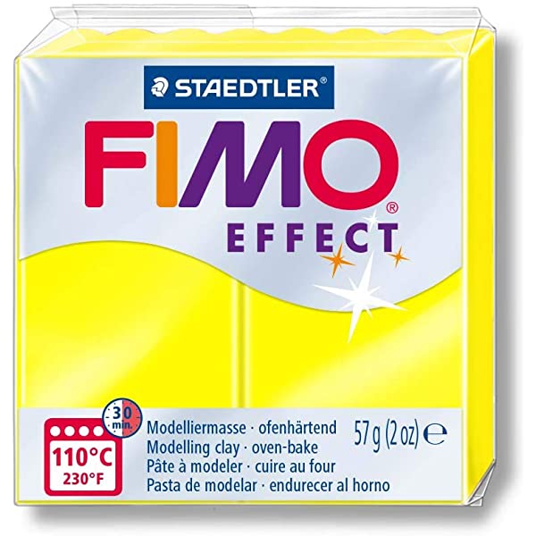 FIMO Neon Effects Clay 8010-101 57g Yellow