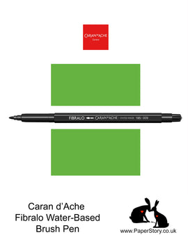 Caran D'Ache Fibralo Water-soluble fibre-tipped brush pen Nº230 Yellow Green